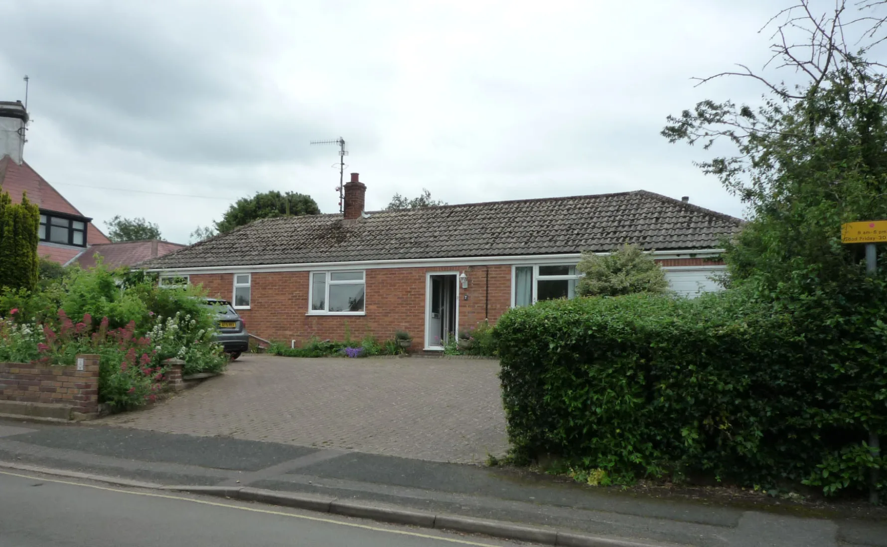 Existing brick bungalow in Old Hunstanton prior to extension and renovation